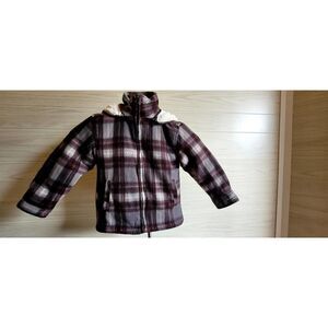 Elevani Thick Flannel Jacket with faux Sherpa lining Boys Small 4